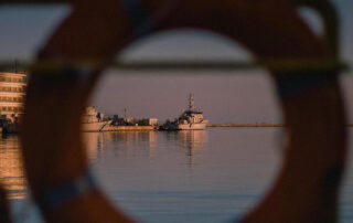 coast guard boat lesvos