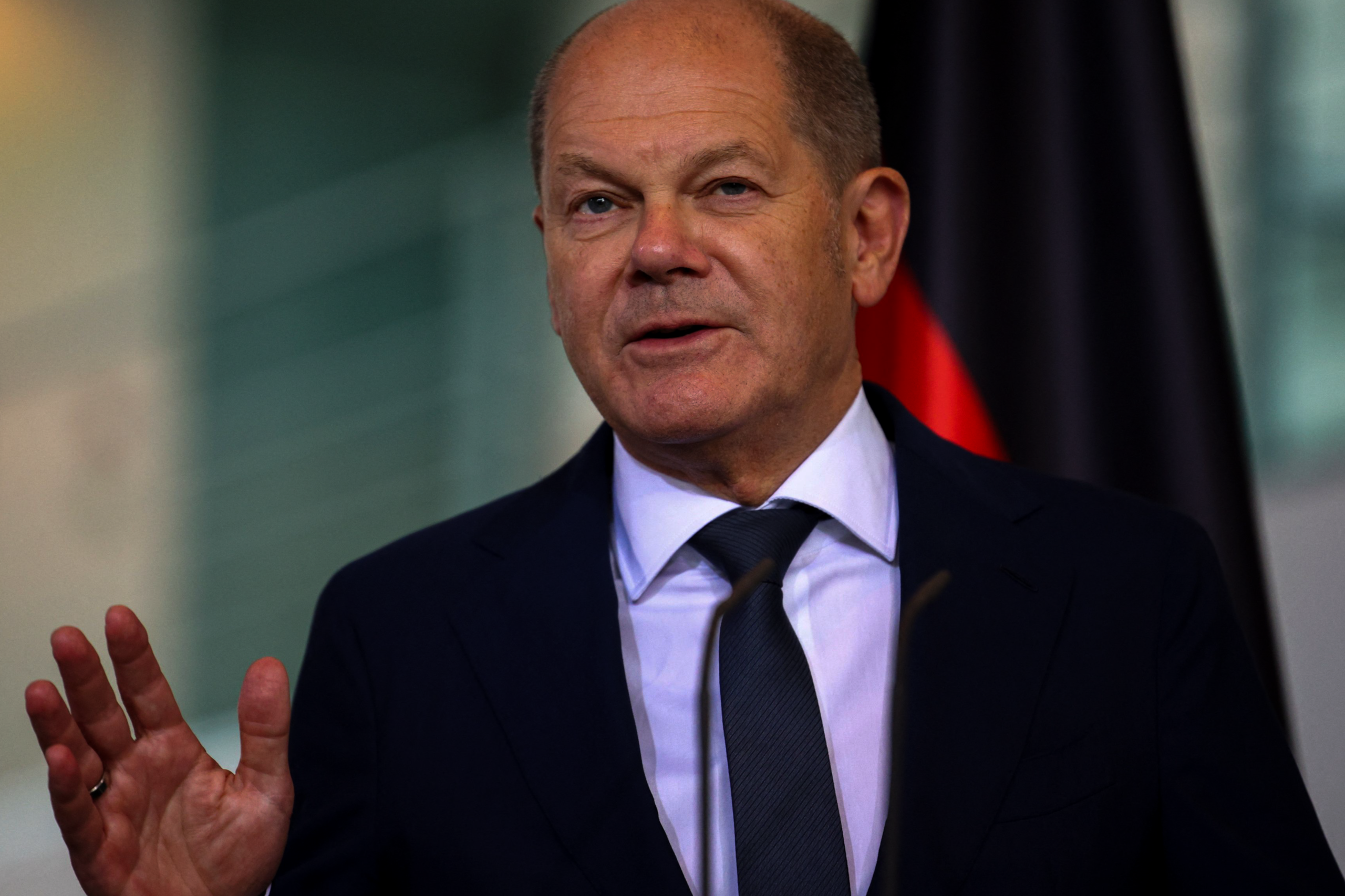 Olaf Scholz über Grenzkontrollen