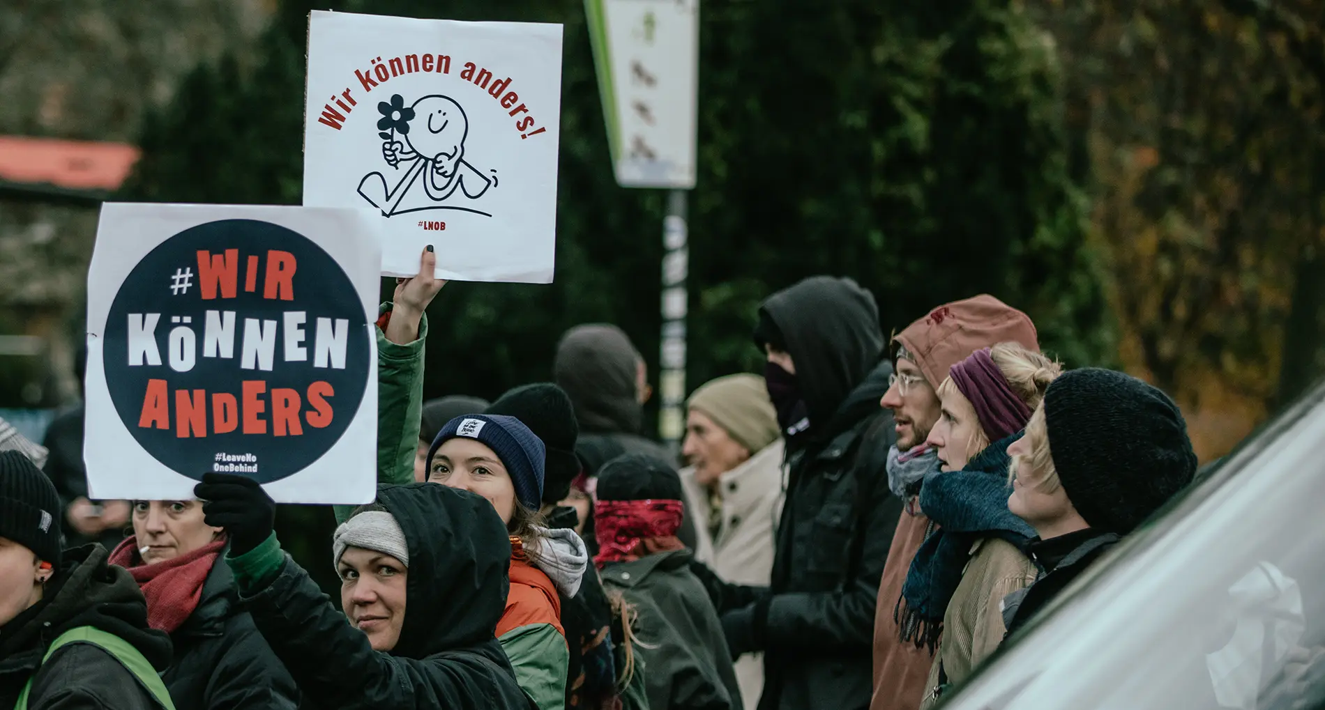 Wir Können Anders Demo, Photo by Hami Roshan